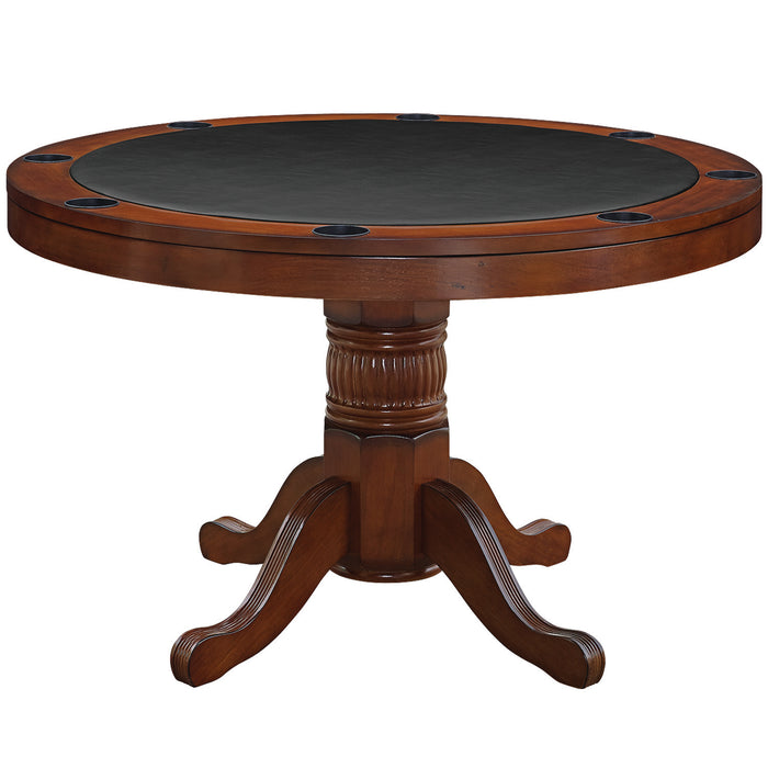 Solid Wood Storage Poker Table with Dining Top
