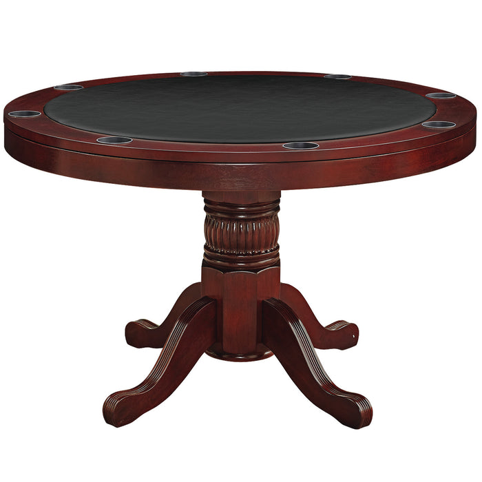 Solid Wood Storage Poker Table with Dining Top