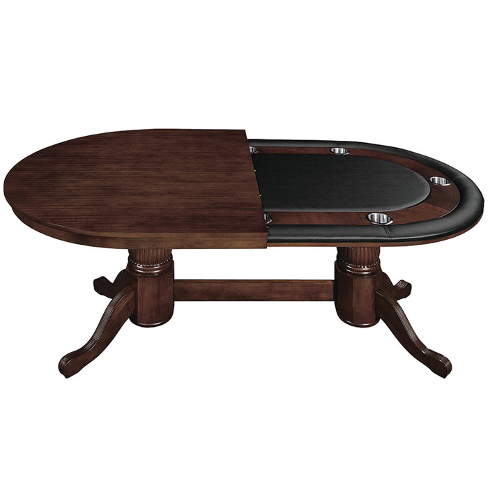 Solid Wood Texas Hold'em Poker Table